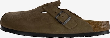 BIRKENSTOCK Pistokkaat 'Boston' värissä ruskea: etupuoli