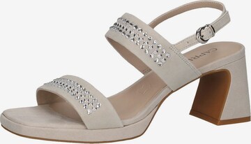 CAPRICE Sandals in Grey: front
