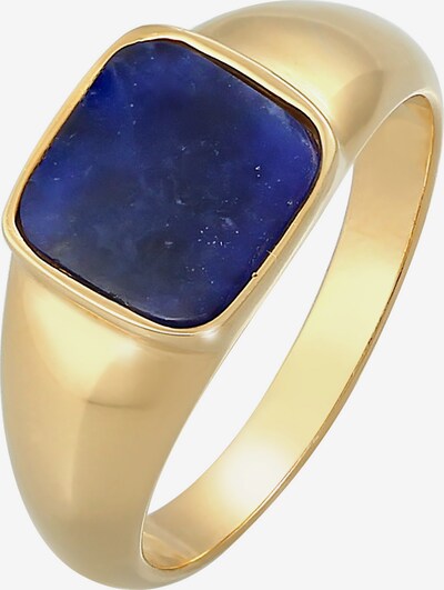 ELLI PREMIUM Bague en bleu foncé / or, Vue avec produit