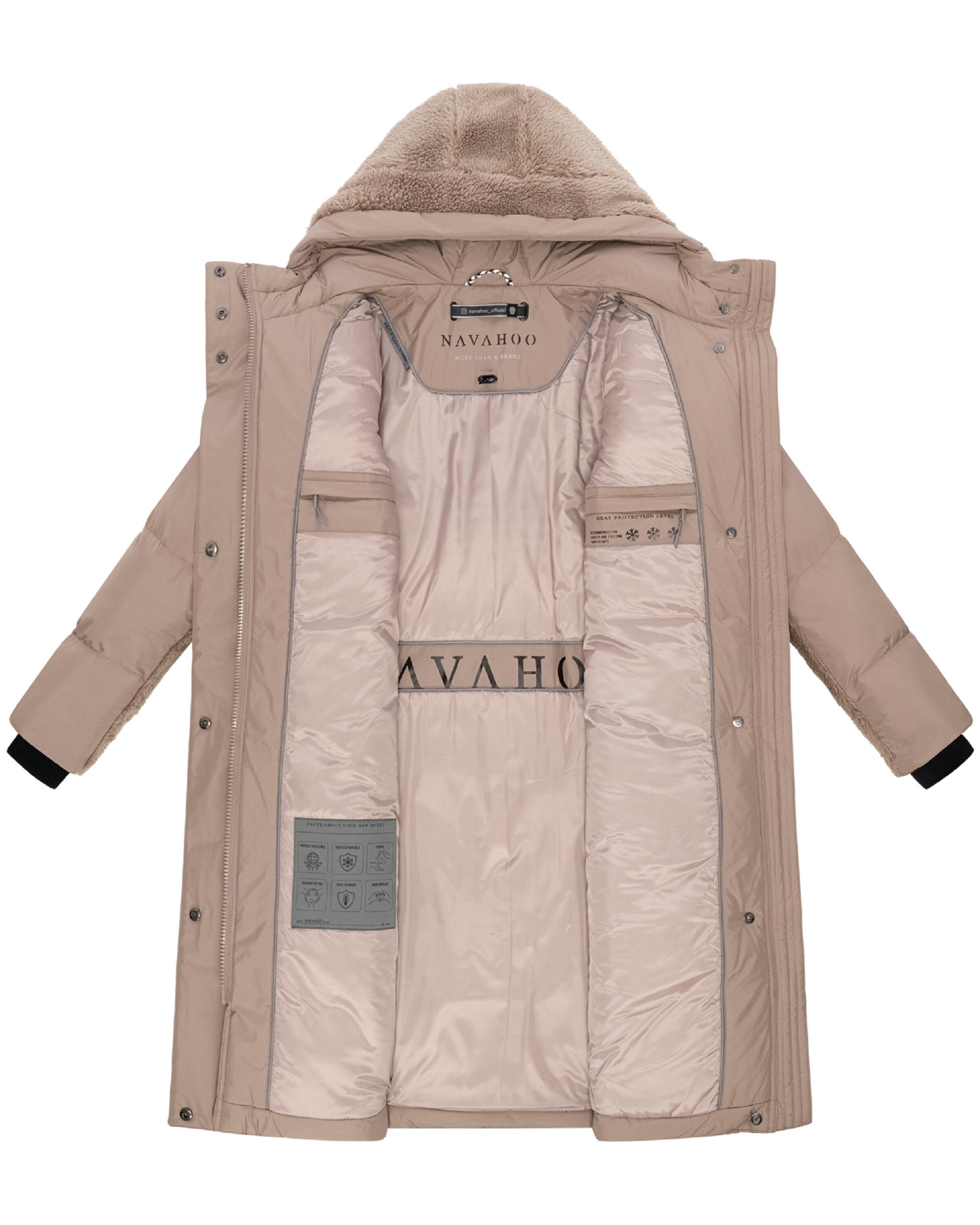 NAVAHOO Зимно палто в бежово