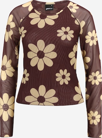 Gina Tricot - Camiseta 'Heather' en marrón: frente