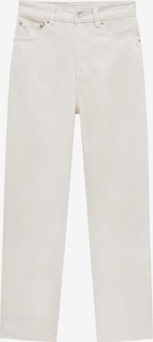 Pull&Bear Regular Jeans in Beige: front