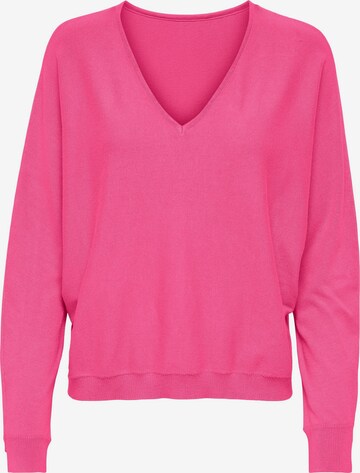 Pull-over 'MINDY' ONLY en rose : devant