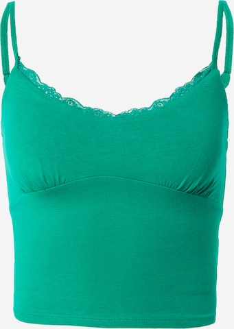 Top di HOLLISTER in verde: frontale