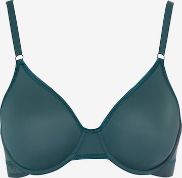 BeeDees Bra 'Bügel-BH Microfun W mit Bügel' in Green: front