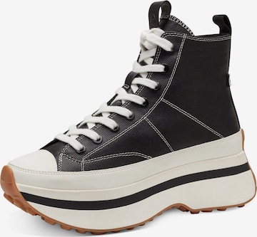 TAMARIS Sneaker high i sort: forside