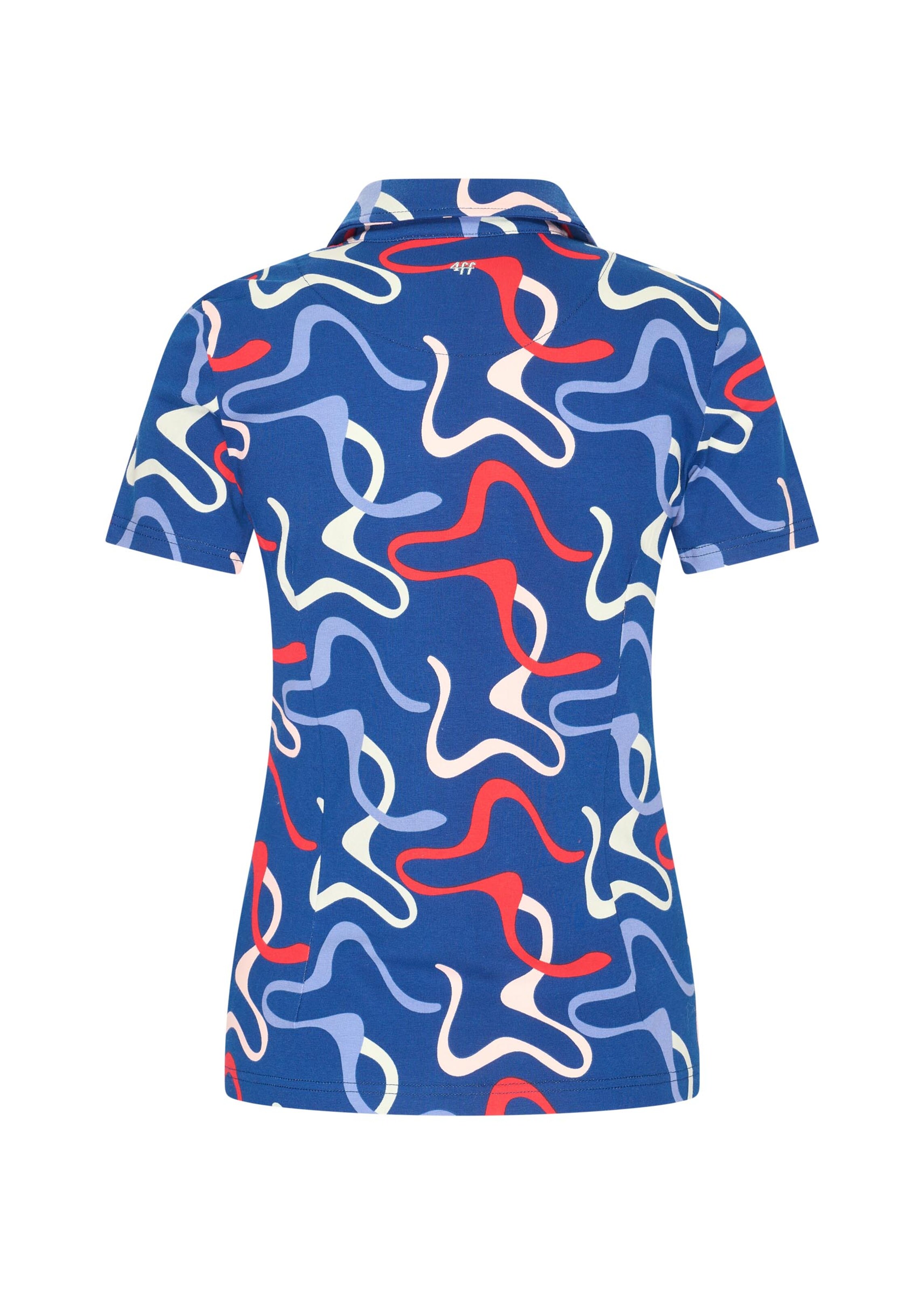 4funkyflavours Blouse 'United States Of Division' in Blauw