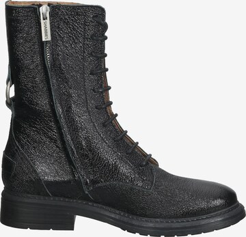 SHABBIES AMSTERDAM Lace-Up Boots in Black