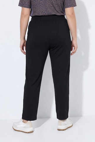 Ulla Popken Regular Hose in Schwarz