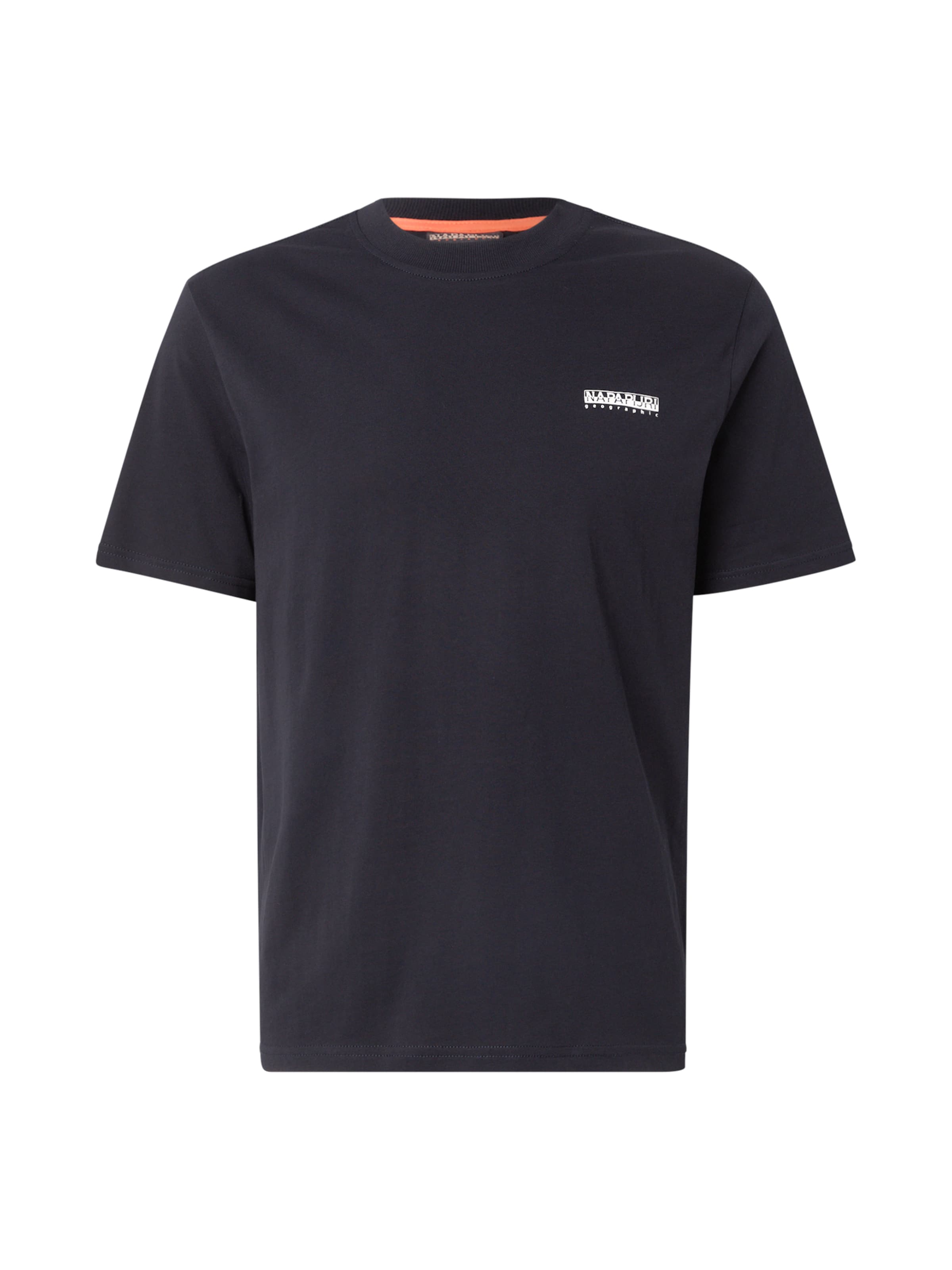 NAPAPIJRI Majica | črna barva: sprednja stran