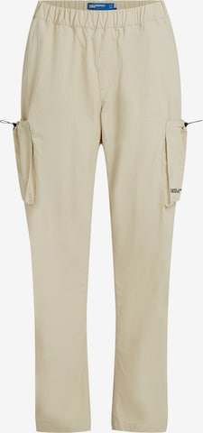 KARL LAGERFELD JEANS Regular Gargohousut värissä beige: etupuoli