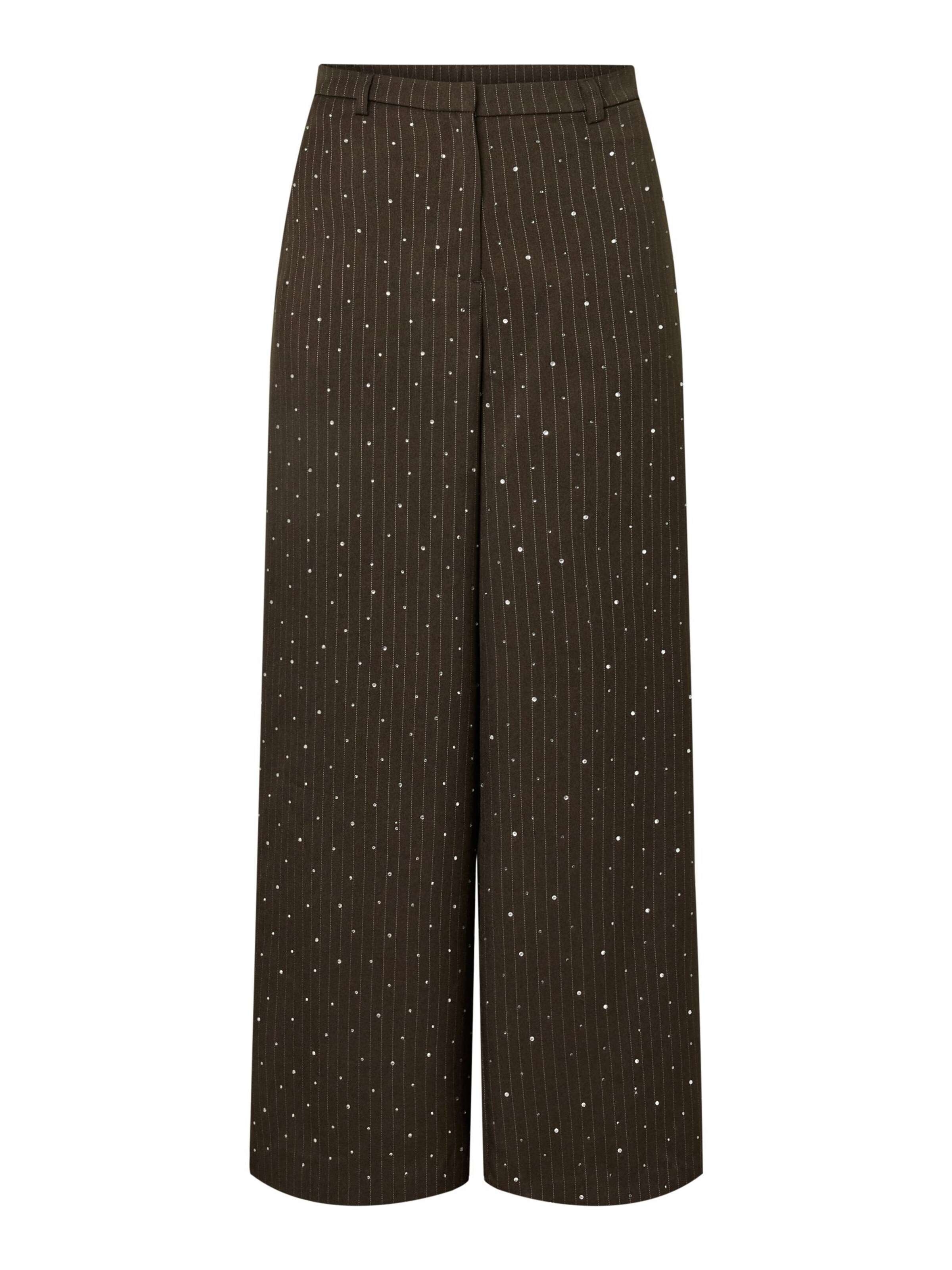 PIECES Broek 'PCFALKA' in 38 in de kleur Bruin, Productweergave