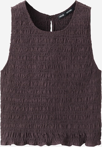 MANGO Topp 'SIROS' i brun: framsida