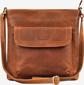 Benthill Schultertasche in Braun: Vorderseite
