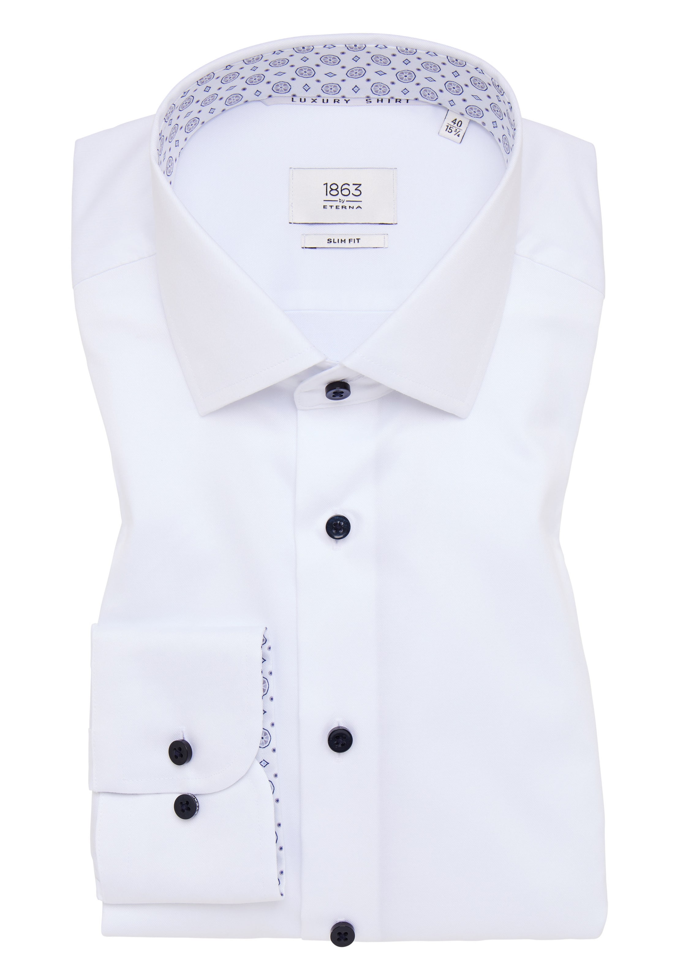 ETERNA Slim fit Business Shirt in White