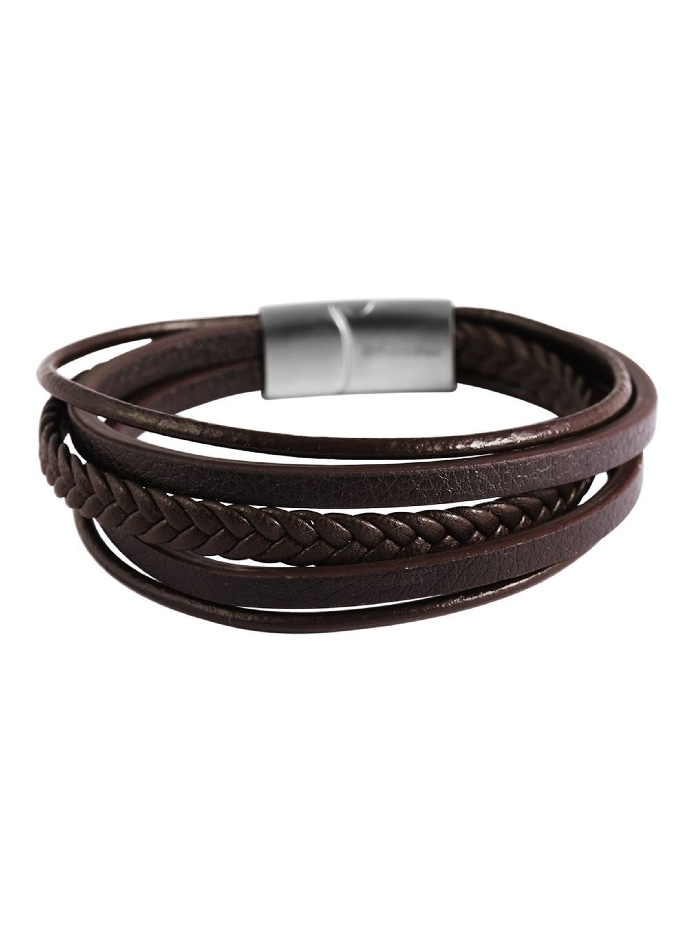 Akzent Bracelet 'Eddie, langlebig' in Brown