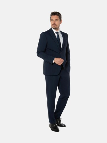 Coupe slim Costume Thomas Goodwin en bleu : devant
