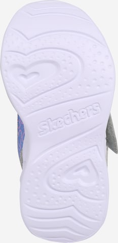 SKECHERS Sneakers 'HEART LIGHTS LOVIE DOVIE' in Silver