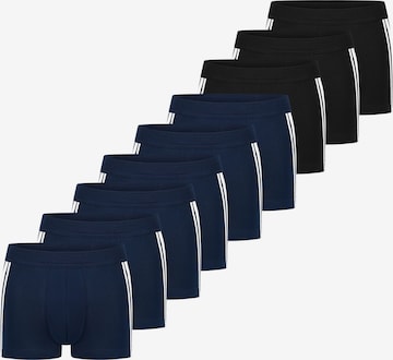 SCHIESSER Boxershorts '95/5 Stretch - Organic Cotton' in Blauw: voorkant