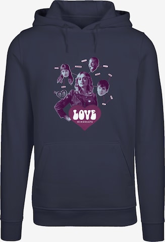 Sweat-shirt 'Sex Education Love Mindmaps Netflix TV Series' F4NT4STIC en bleu : devant
