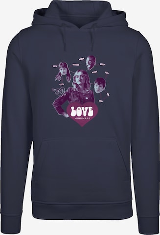 F4NT4STIC Sweatshirt 'Sex Education Love Mindmaps Netflix TV Series' in Blau: predná strana