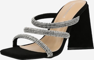 GLAMOROUS Mule in Black: front