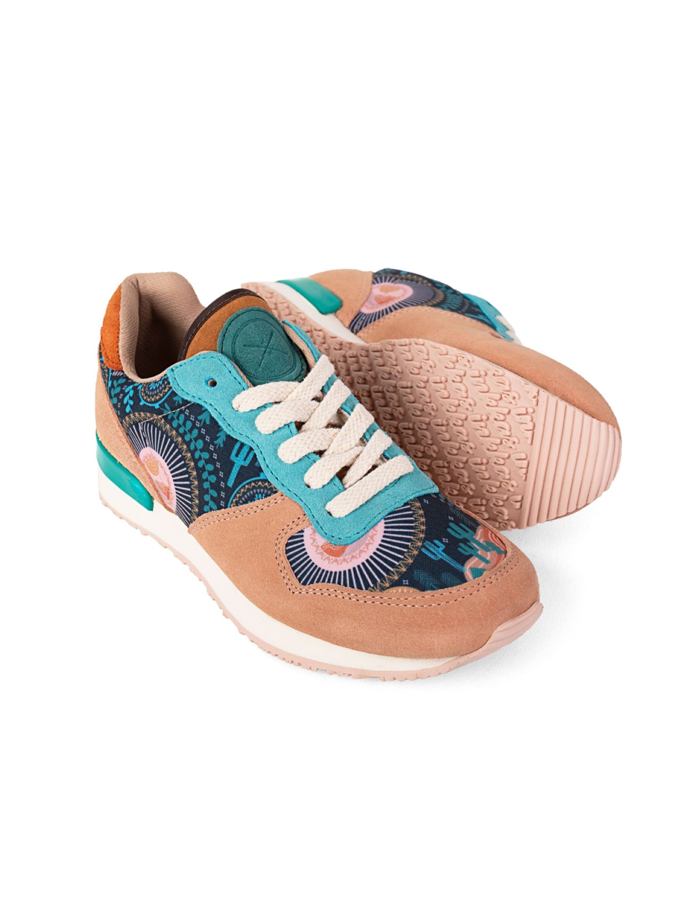 inkkas Sneaker low 'Inkkas Socorro Sneaker – Handgefertigter Damen-Sneaker in Desert-Farben'‌‌‌‌‌‌‌‌‌‌ in Mischfarben