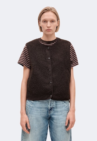 ZABAIONE Vest 'Wi44nnie' in Brown: front