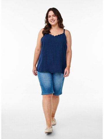 Zizzi Top 'Fikka' in Blau