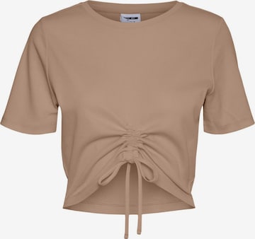 Noisy may Shirt 'Tine' in Beige: front