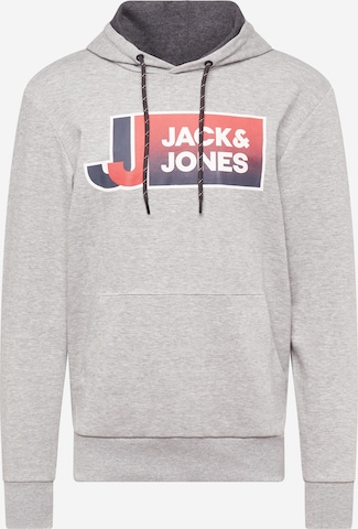 JACK & JONES Sweatshirt in Grey: front