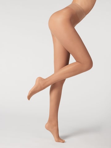 CALZEDONIA Fine Tights in Beige: front