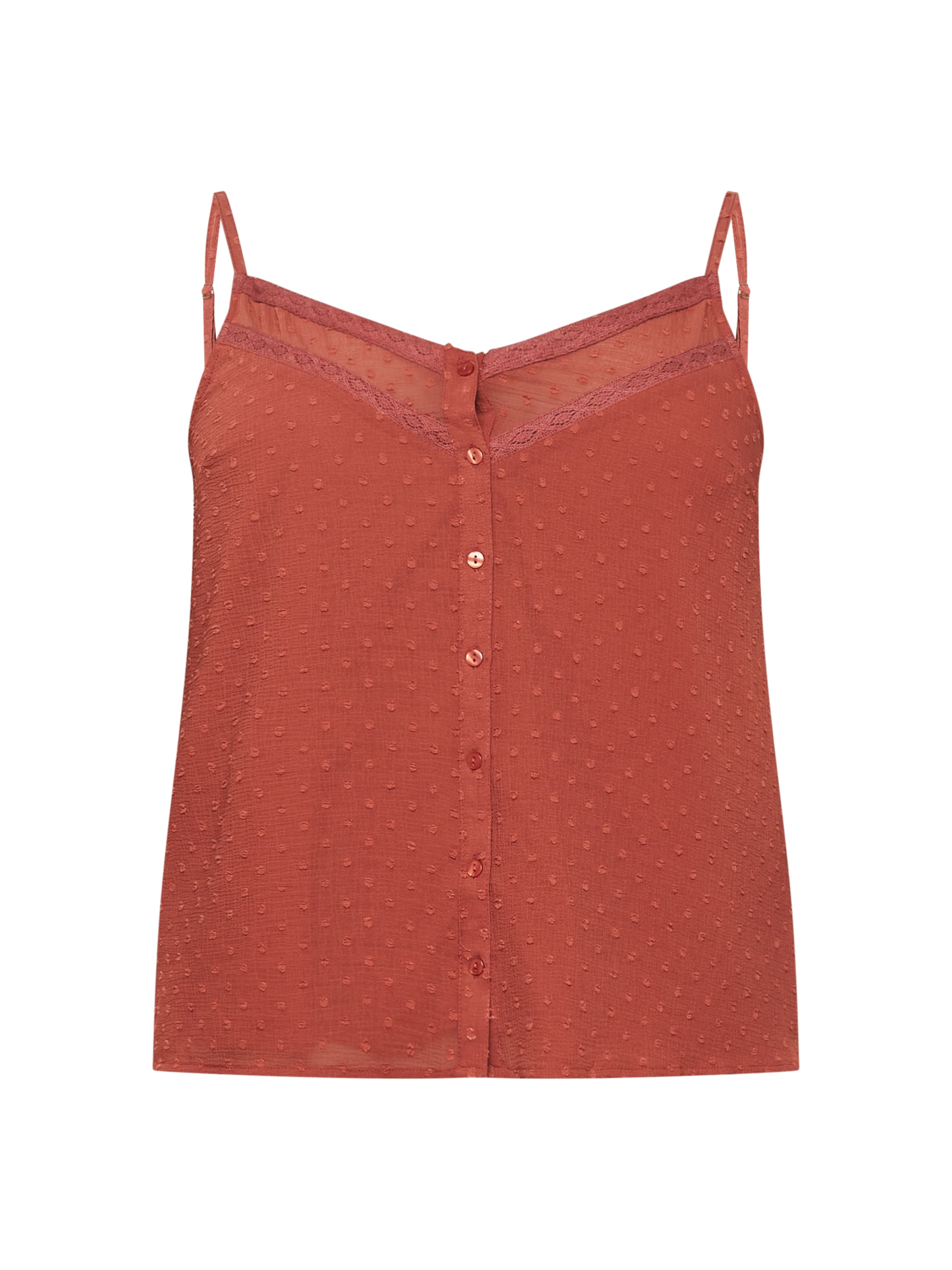 ABOUT YOU Curvy Top 'Tania' in Red: front