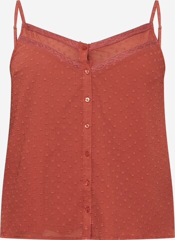 ABOUT YOU Curvy Top 'Tania' in Red: front