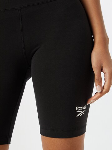 Reebok Skinny Κολάν σε μαύρο