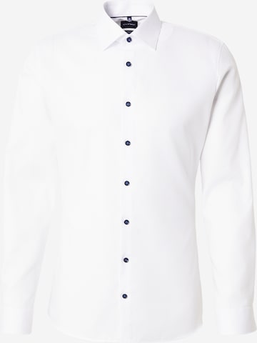 OLYMP Slim Fit Paita värissä valkoinen: etupuoli