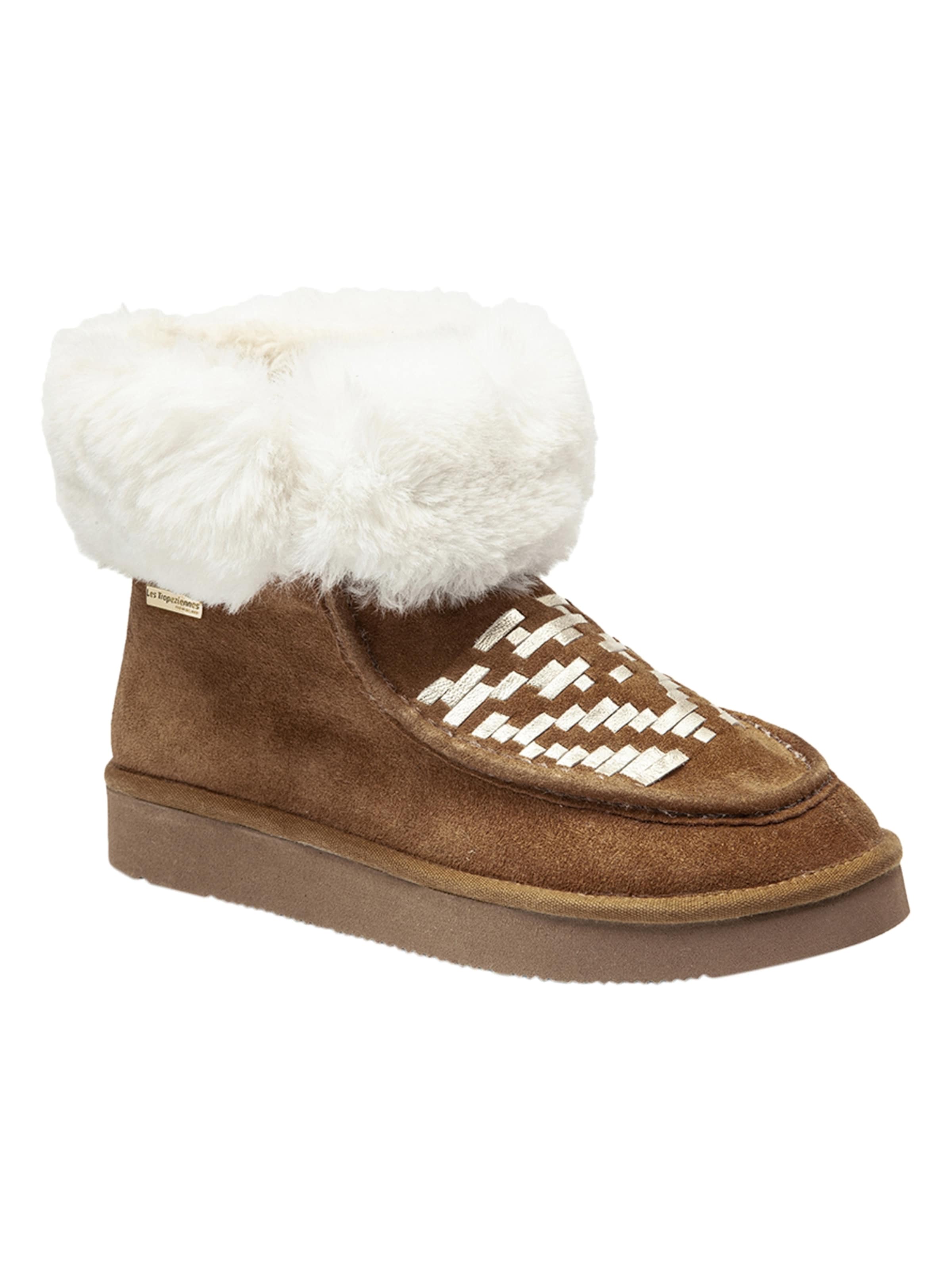 Les Tropéziennes Ankle boots in Brown: front