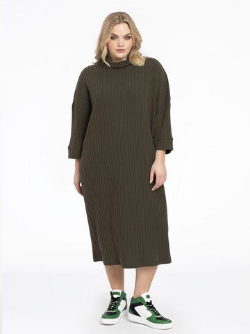 Yoek Dress in Green