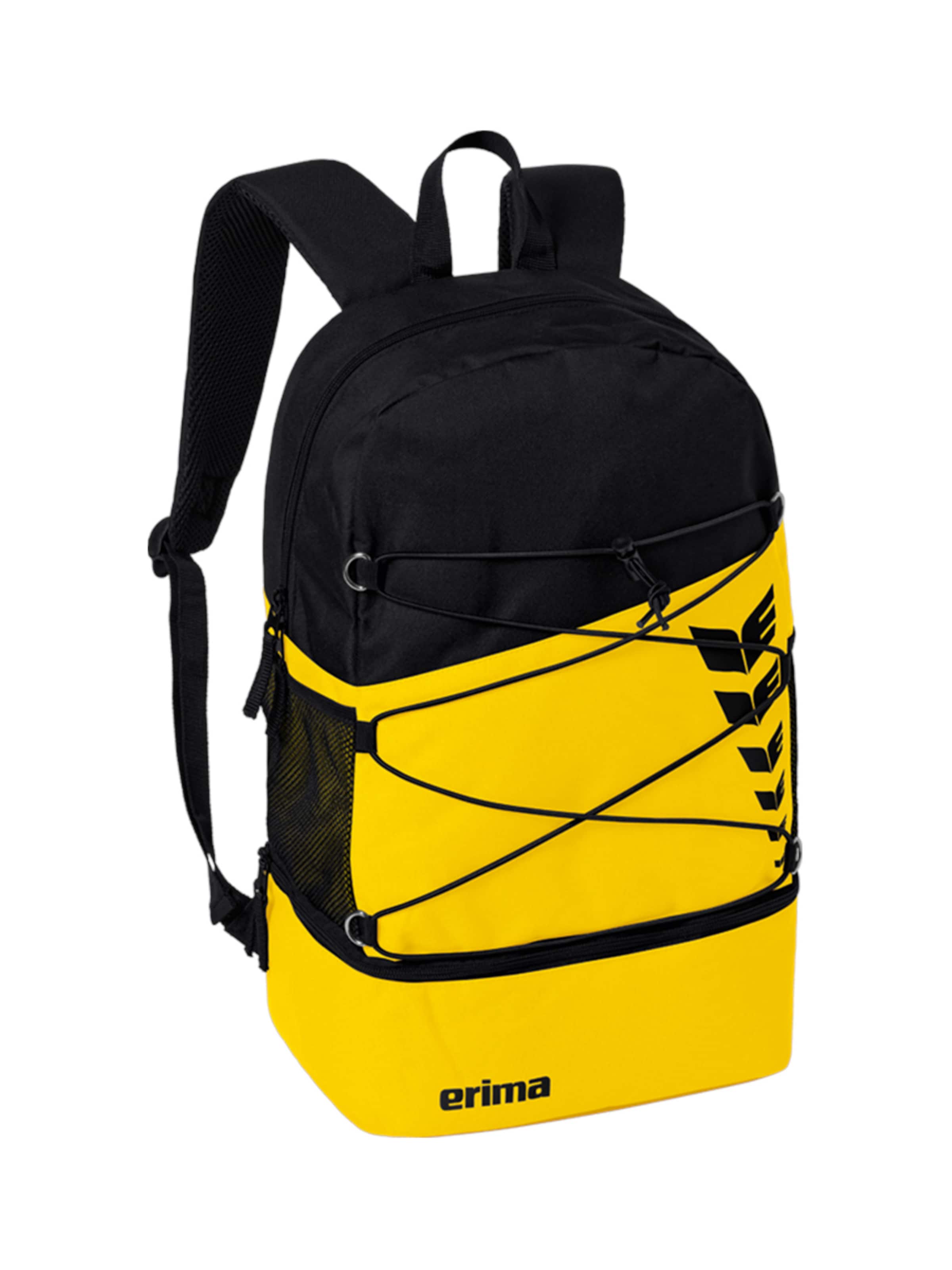 ERIMA Sports Backpack in Yellow: front