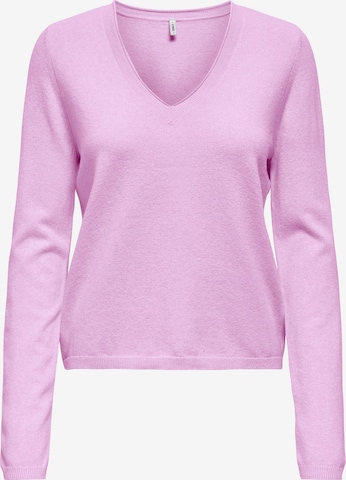 Pullover 'ONLLoyal' di ONLY in rosa: frontale