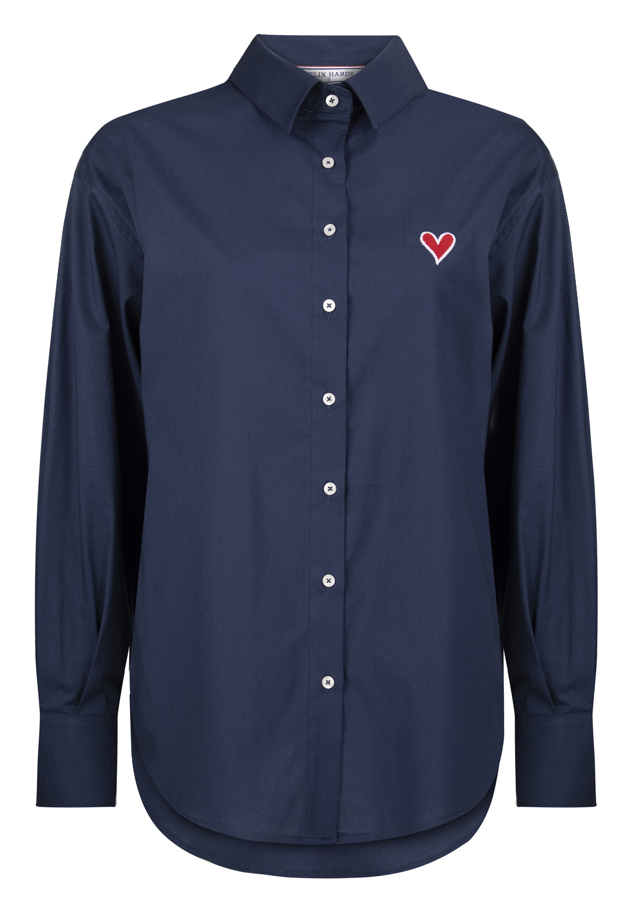 mėlyna Felix Hardy Palaidinė &#x27;Poplin&#x27;: priekis