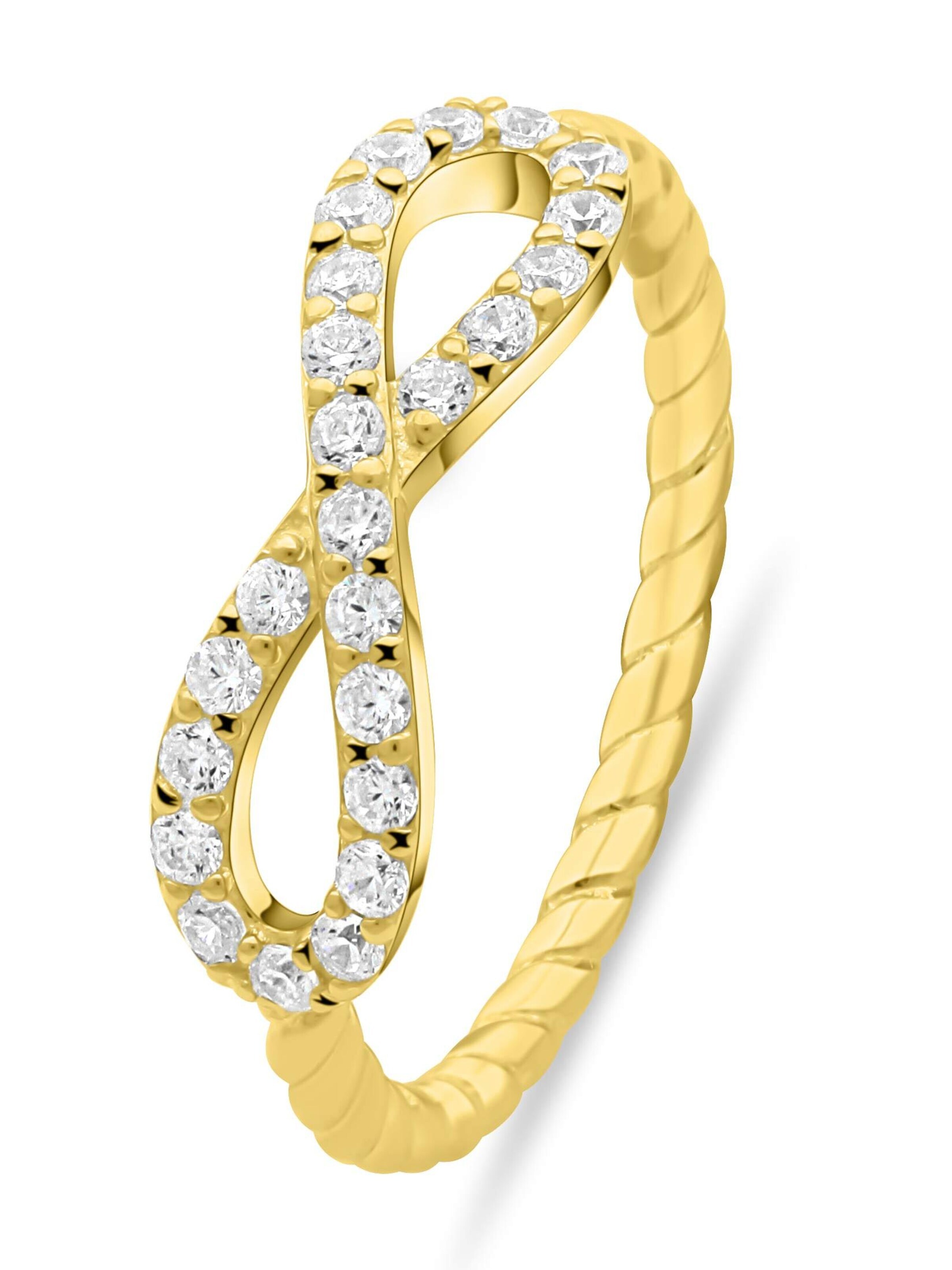 Tony Fein Ring 'Schleife' in Yellow