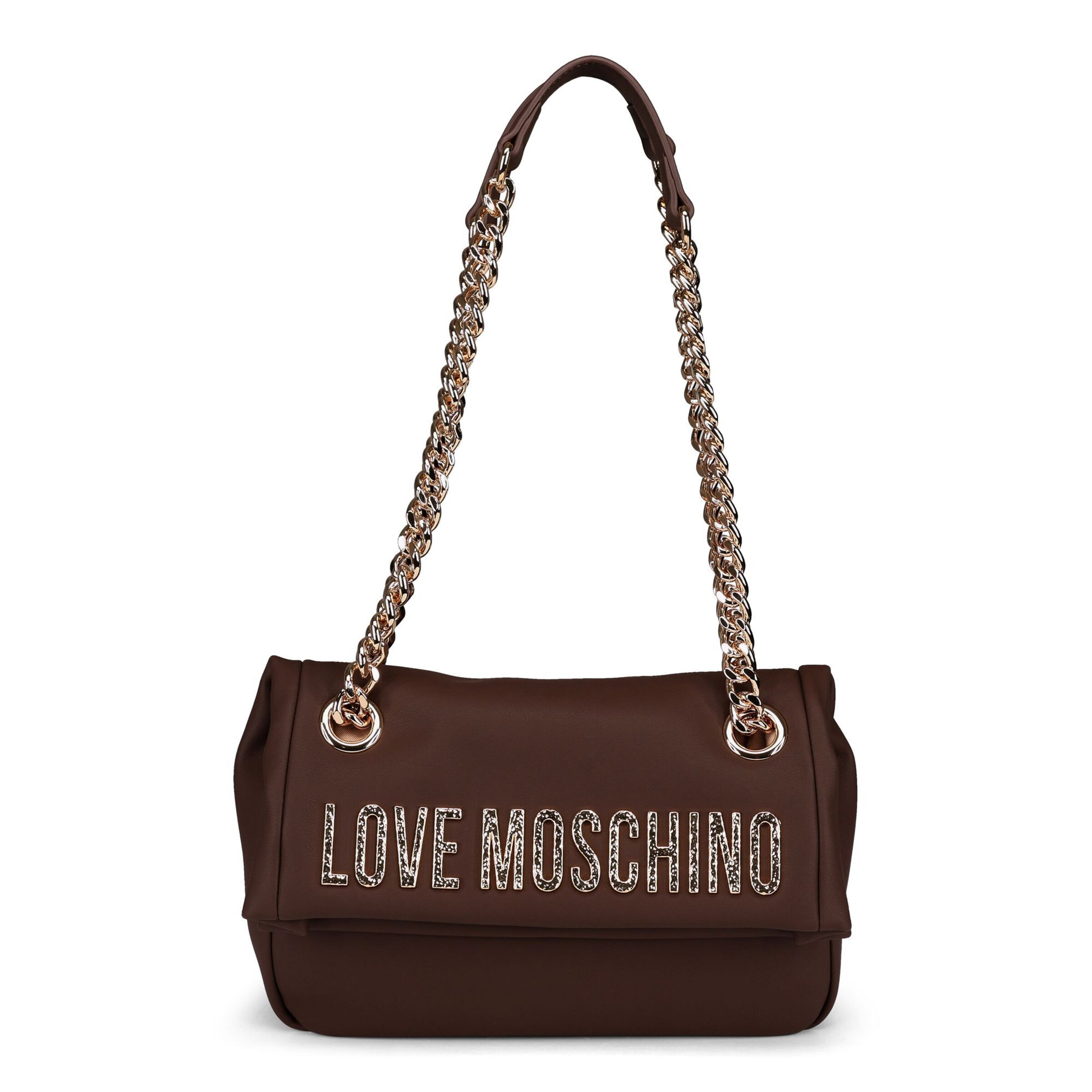 Love Moschino Shoulder bag in Brown: front