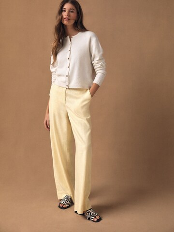 Next Wide Leg Hose in Gelb