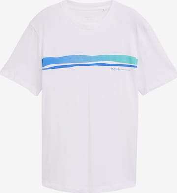 TOM TAILOR DENIM - Camisa em branco: frente