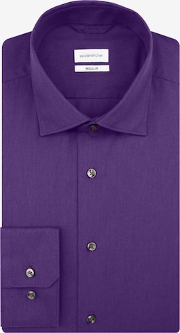 SEIDENSTICKER Regular fit Business Shirt in Purple