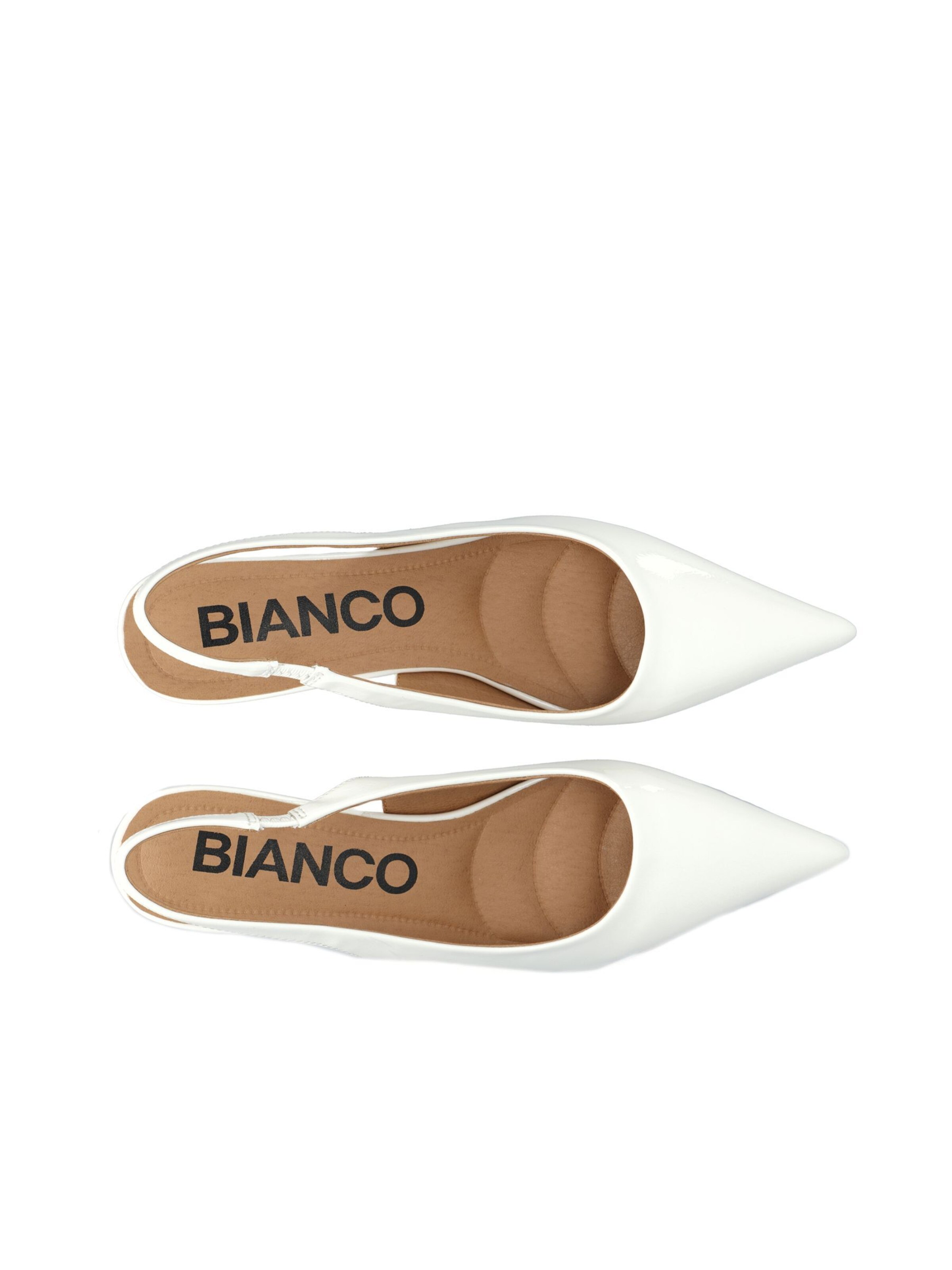 Bianco Slingpumps 'Kristin' i hvid