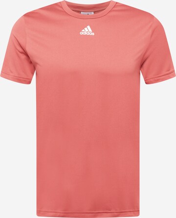 ADIDAS SPORTSWEAR Performance Shirt '3-Bar Graphic' in Red: front