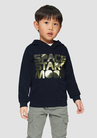 s.Oliver Sweatshirt in Blauw: voorkant