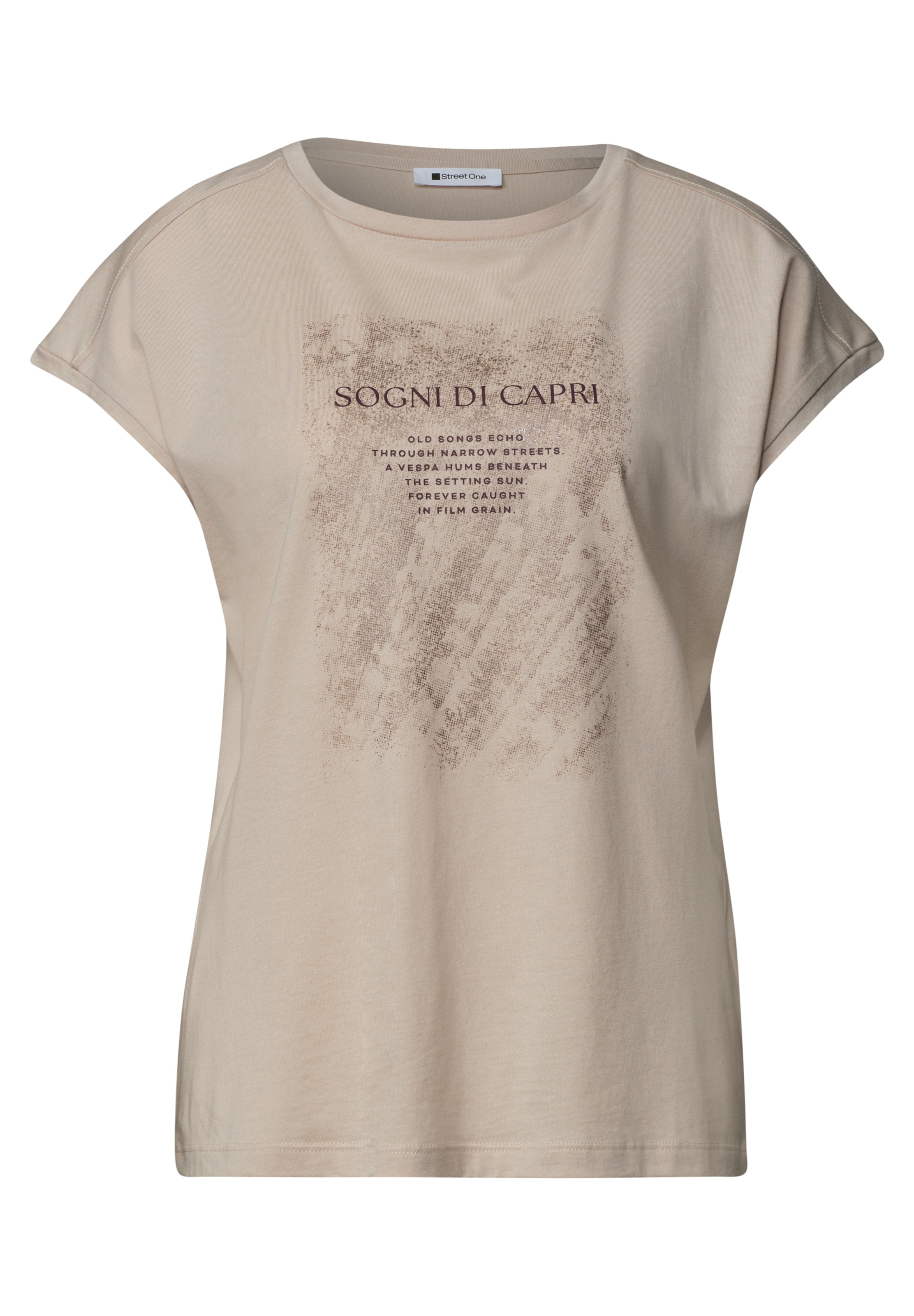 STREET ONE Shirt in Beige: front